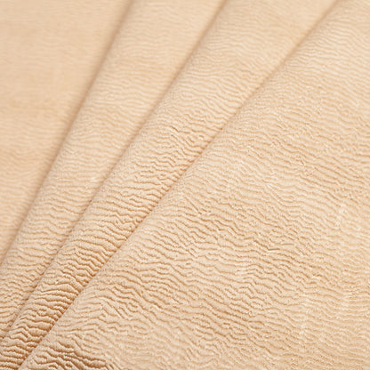 Turkish Beach Textured Polyester Brocade - Folded