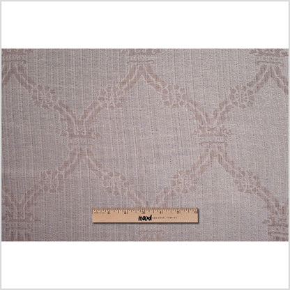 Metallic Beige Sheer Polyester Woven Full