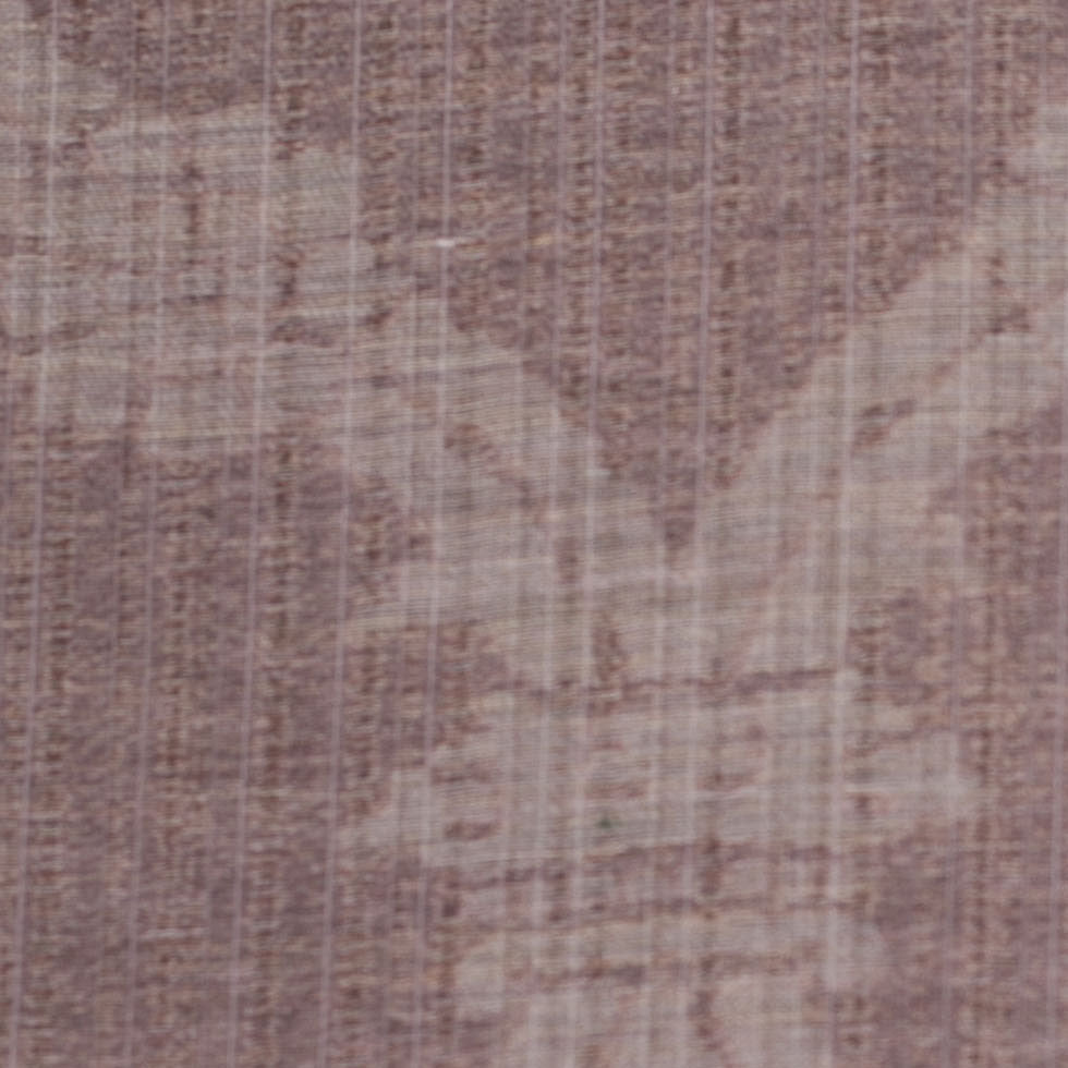 Turkish Metallic Espresso Sheer Polyester Woven - Detail