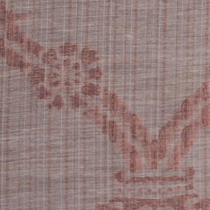 Metallic Rust Sheer Polyester Woven Detail