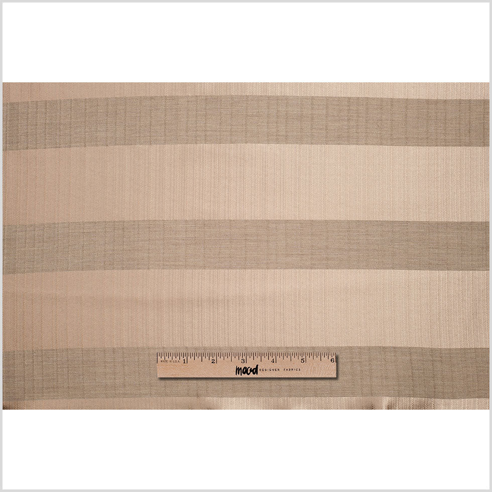 Turkish Striped Sand Polyester Woven - Full