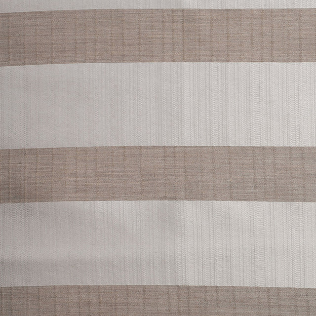 Striped Silver Polyester Woven