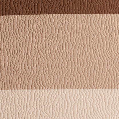 Turkish Brown Striped Polyester Brocade - Detail