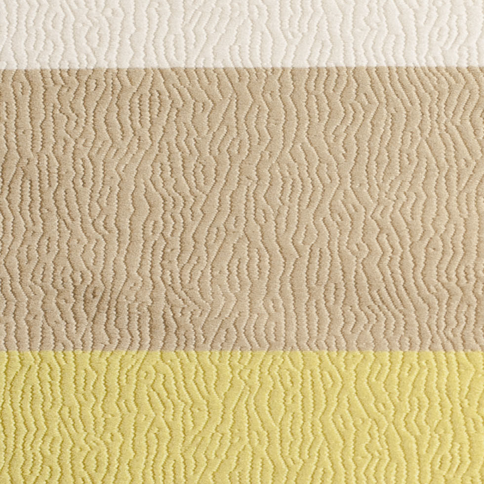 Lime Striped Polyester Brocade Detail