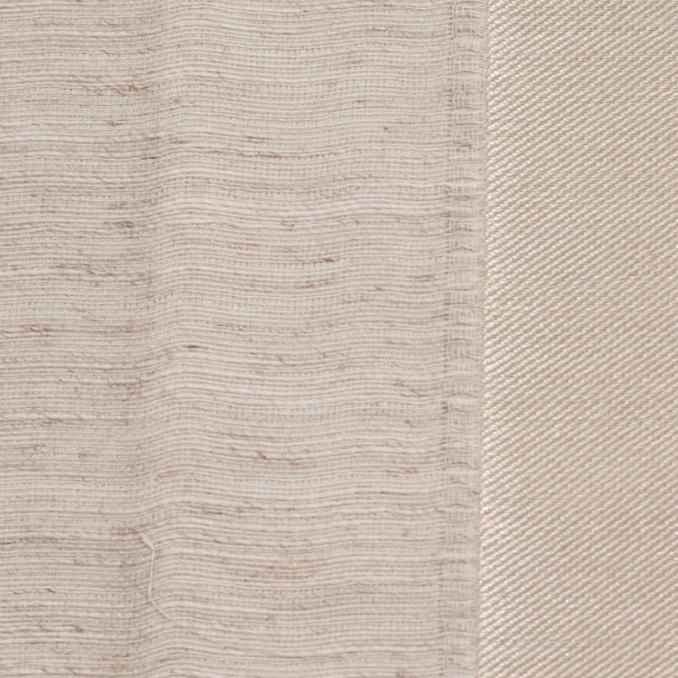 Turkish Gold/Linen Stiped Polyester Woven - Detail