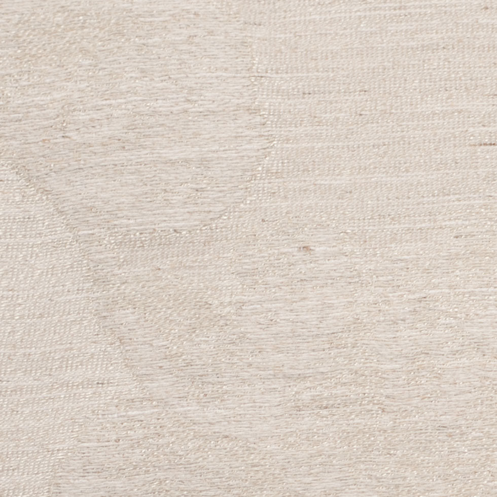 Metallic Gold/Linen Floral Polyester Brocade Detail