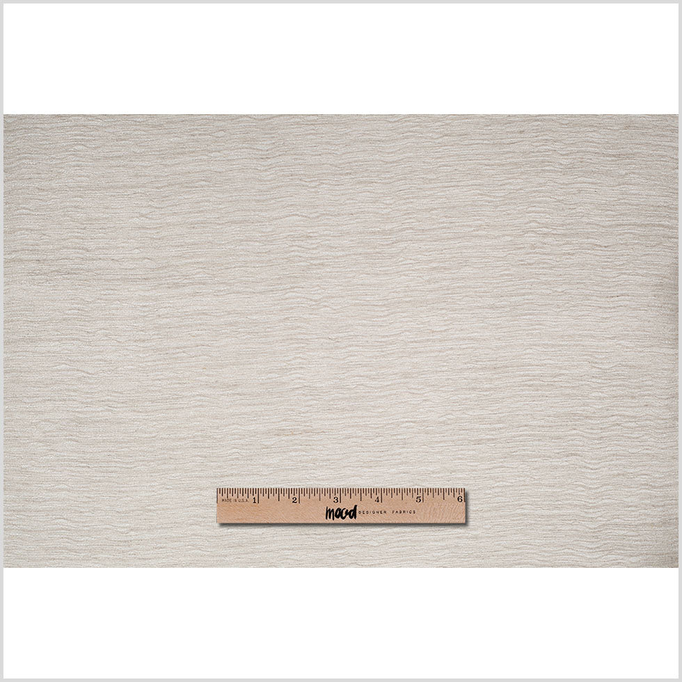 Turkish Metallic Silver Striated Polyester Woven - Full