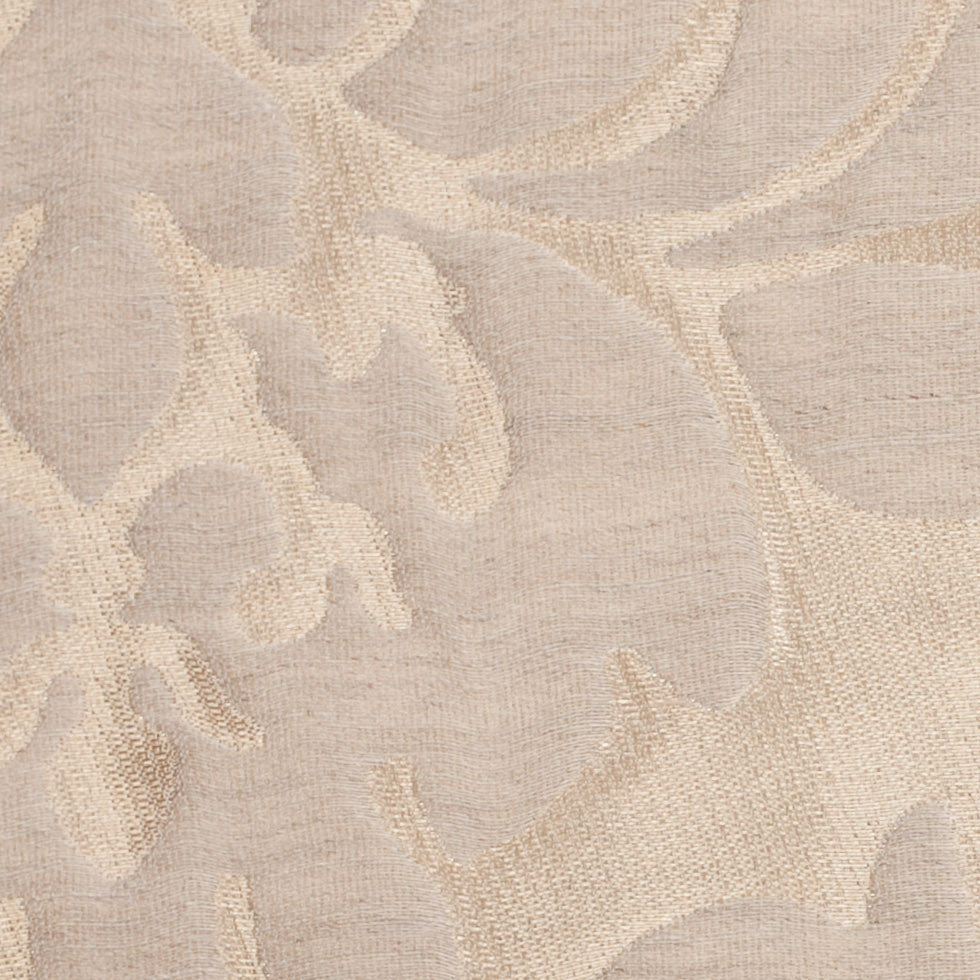 Turkish Metallic Gold/Beige Damask Polyester Brocade - Detail