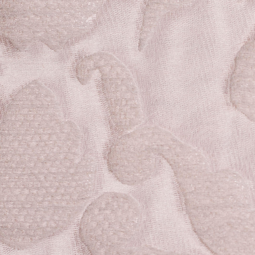 Metallic Pink Damask Polyester Brocade Detail