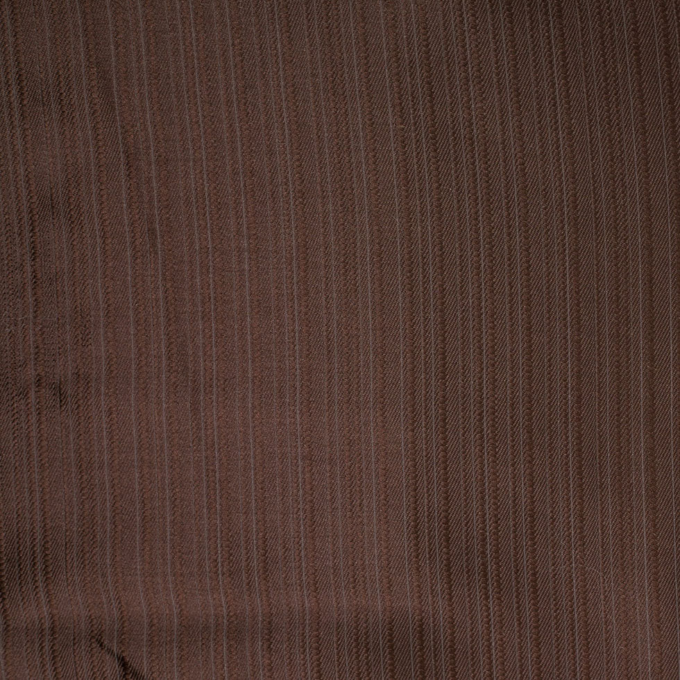 Turkish Striped Brown Polyester Satin
