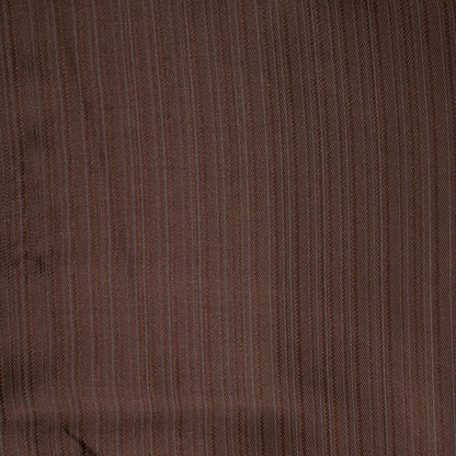 Turkish Striped Brown Polyester Satin