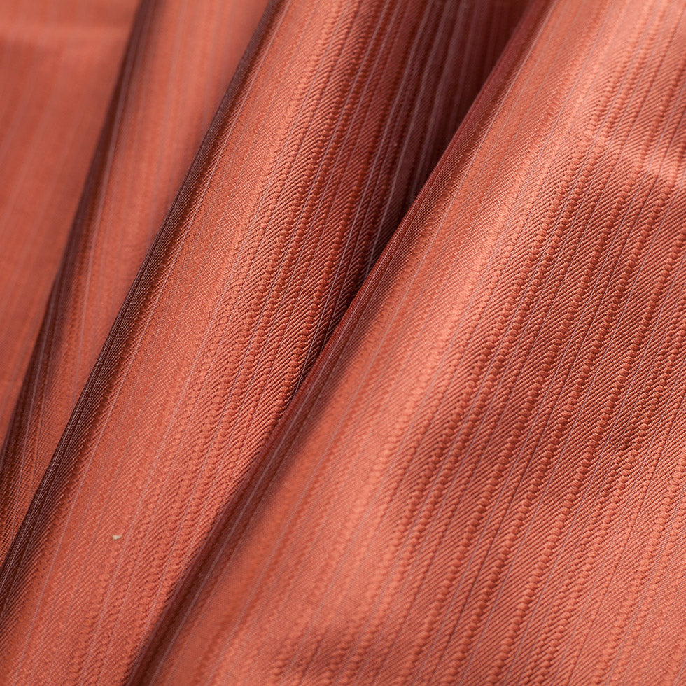 Striped Rustic Polyester Satin Folded