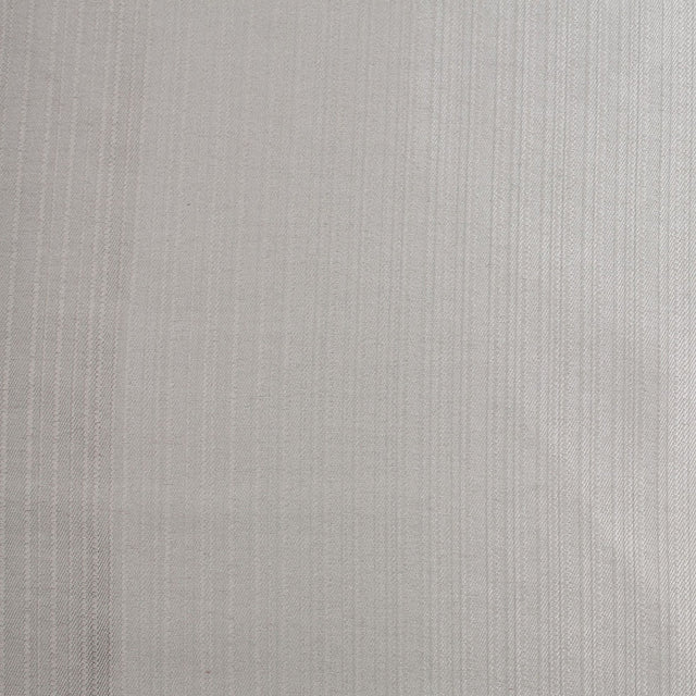Turkish Striped Silver Polyester Satin