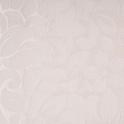 Ivory Floral Polyester Jacquard