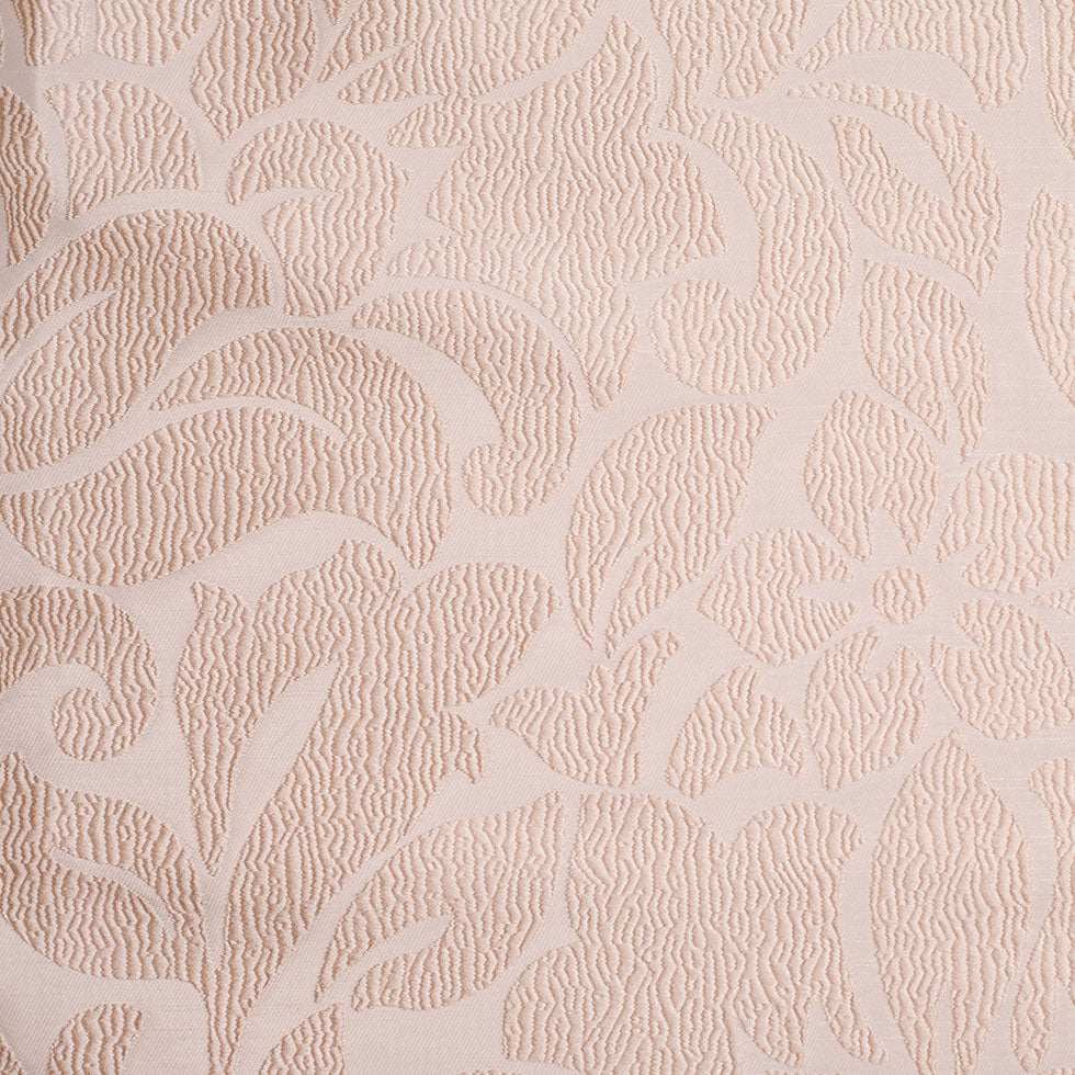 Turkish Cream Floral Polyester Jacquard