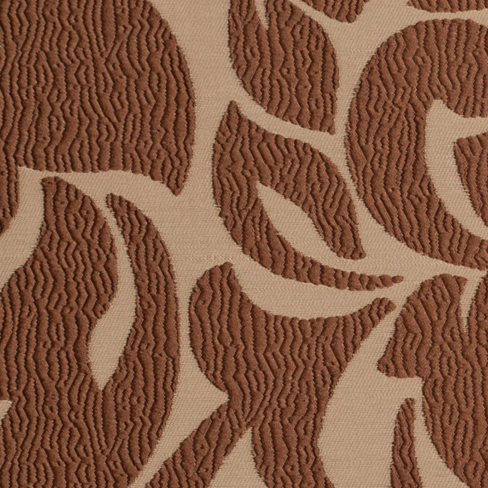 Turkish Cream Floral Polyester Jacquard - Detail