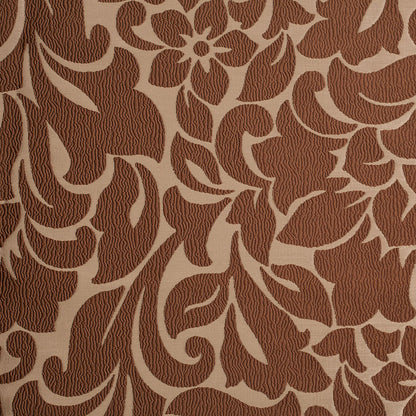 Turkish Cream Floral Polyester Jacquard
