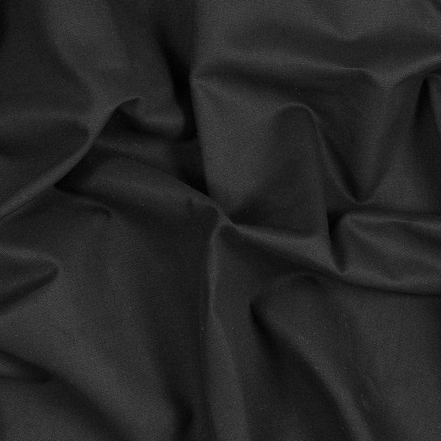 Black Cotton Canvas