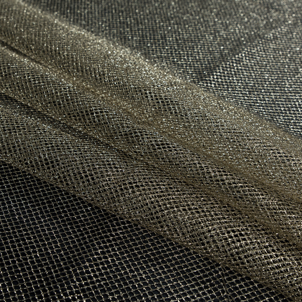 Metallic Gold Diamond Netting - Folded