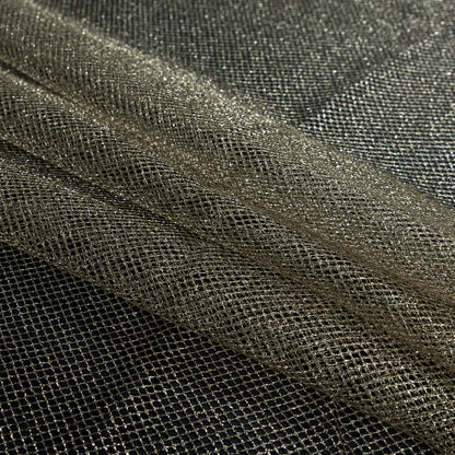 Metallic Gold Diamond Netting - Folded
