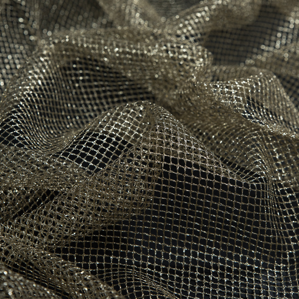 Metallic Gold Diamond Netting - Detail