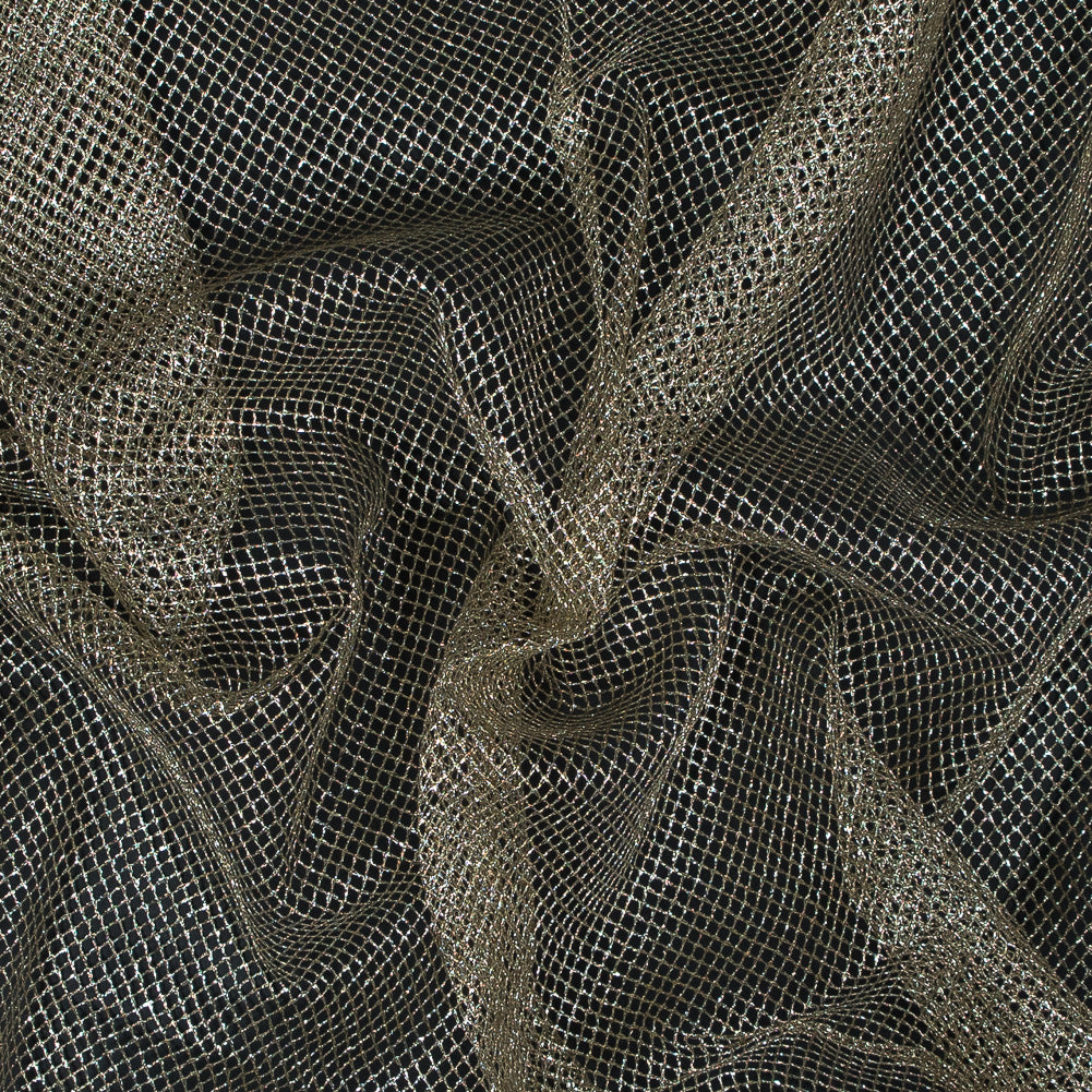 Metallic Gold Diamond Netting