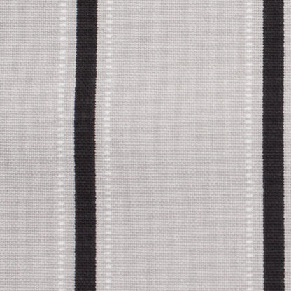 Slate Striped Cotton Canvas Detail