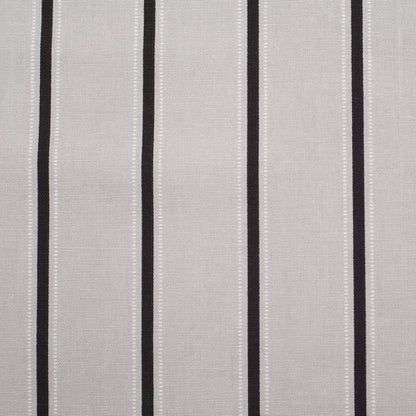 Slate Striped Cotton Canvas