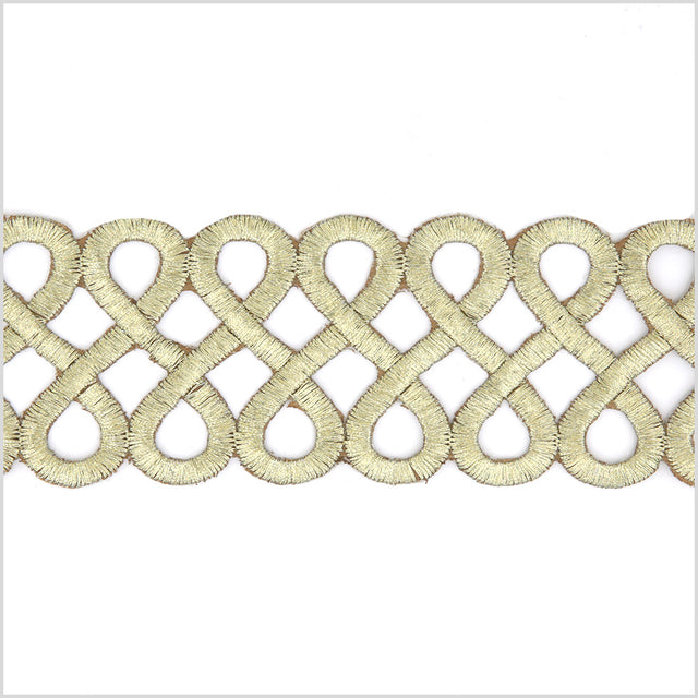 2.5 Gold Metallic Infinity Trim