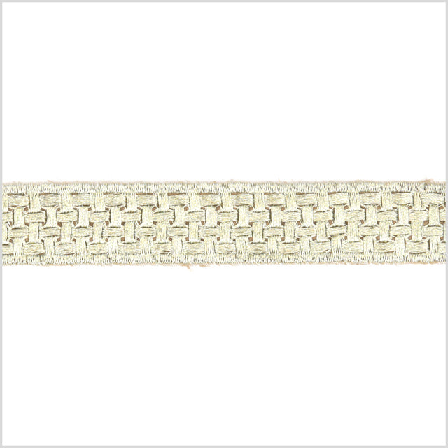 0.75 Metallic Gold Woven Trim