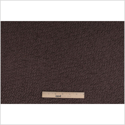 Taupe Wool and Polyester Boucle - Folded