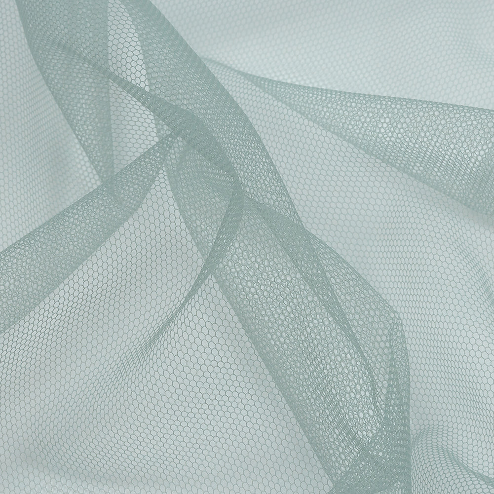 Leonardo Dusty Jade Soft Nylon Tulle - Folded