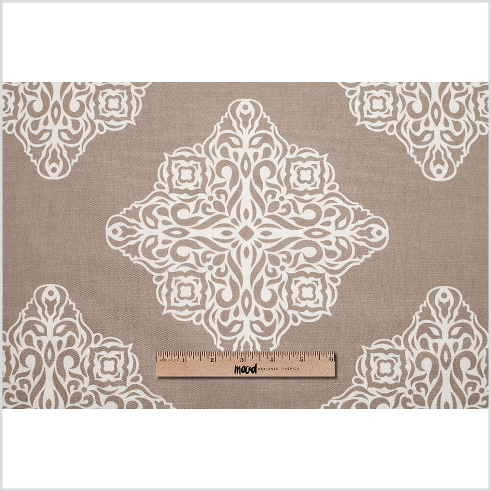 Mushroom Light-Weight Printed Cotton Woven - Full