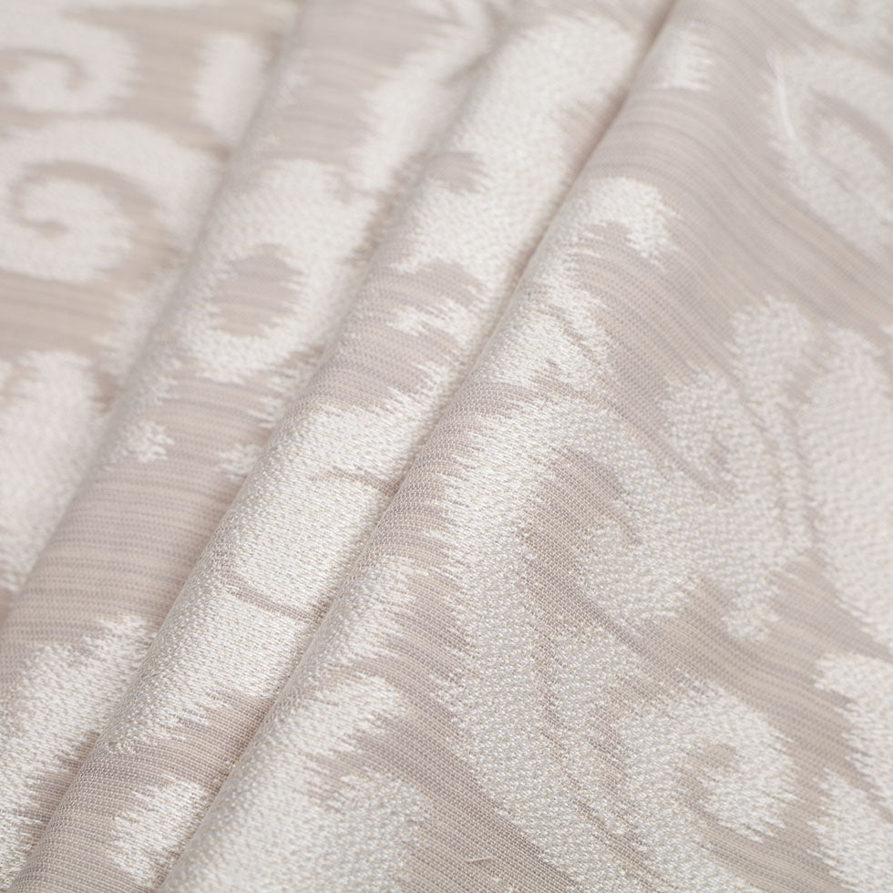 Flax Damask Woven Blend - Folded
