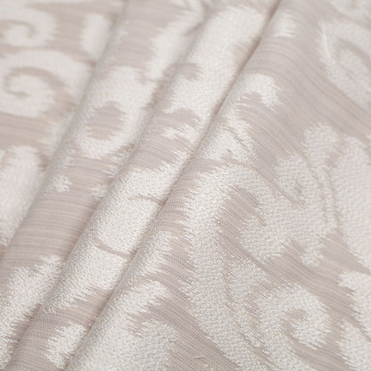 Flax Damask Woven Blend - Folded