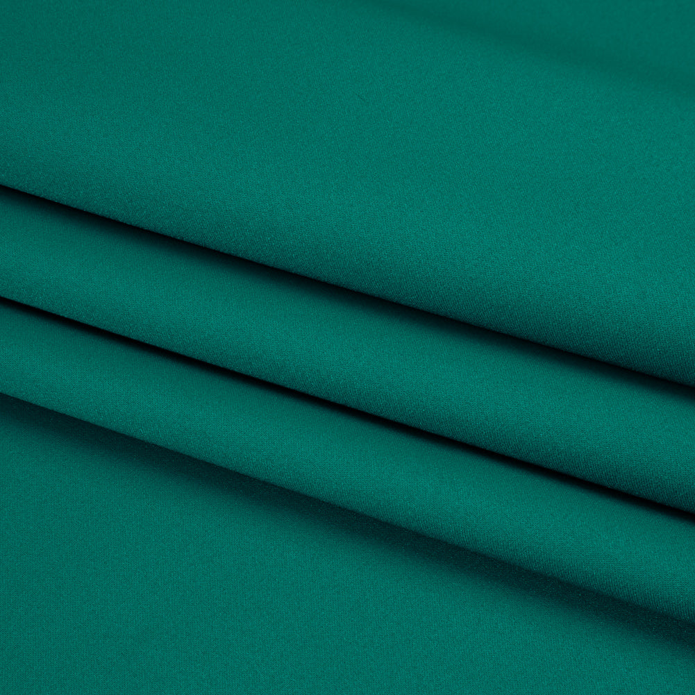 Polyester Satin - Crepe Teal - Reverie Collection - Folded
