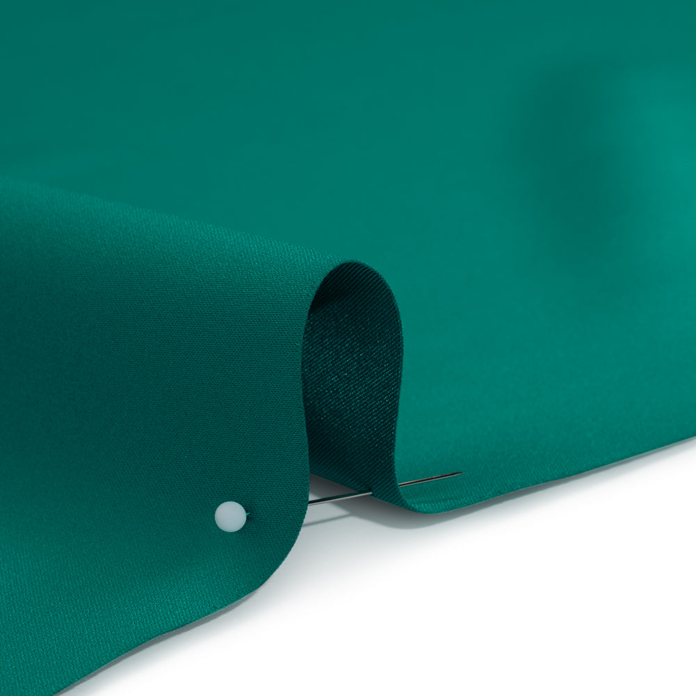 Polyester Satin - Crepe Teal - Reverie Collection - Detail