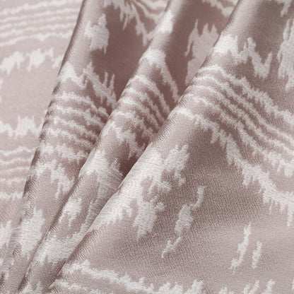 Turkish Silver Moire-Like Polyester Woven - Folded