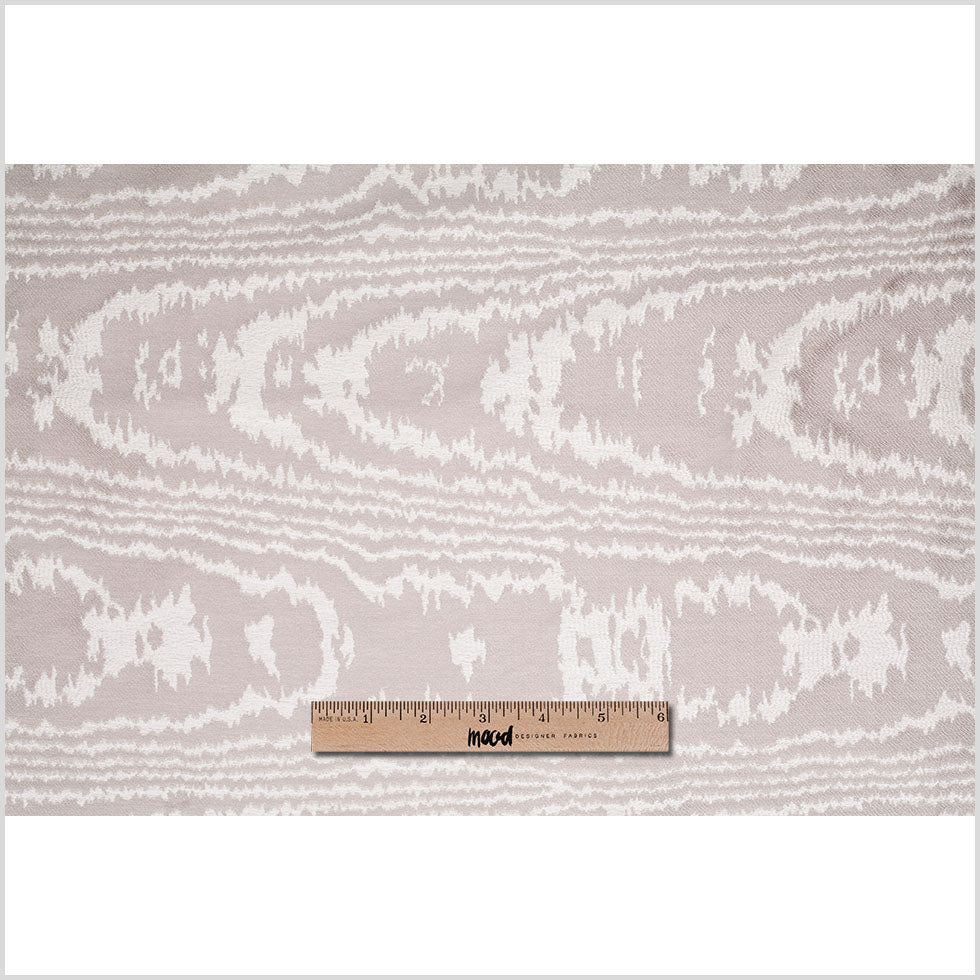 Turkish Silver Moire-Like Polyester Woven - Full