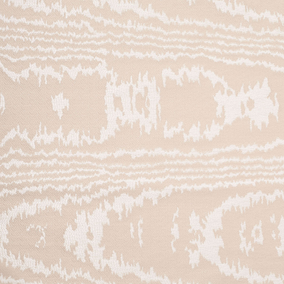 Taupe Moire-Like Polyester Woven