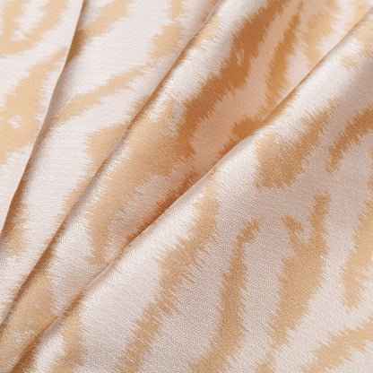 Turkish Gold/Silver Animal Printed Polyester Woven - Folded