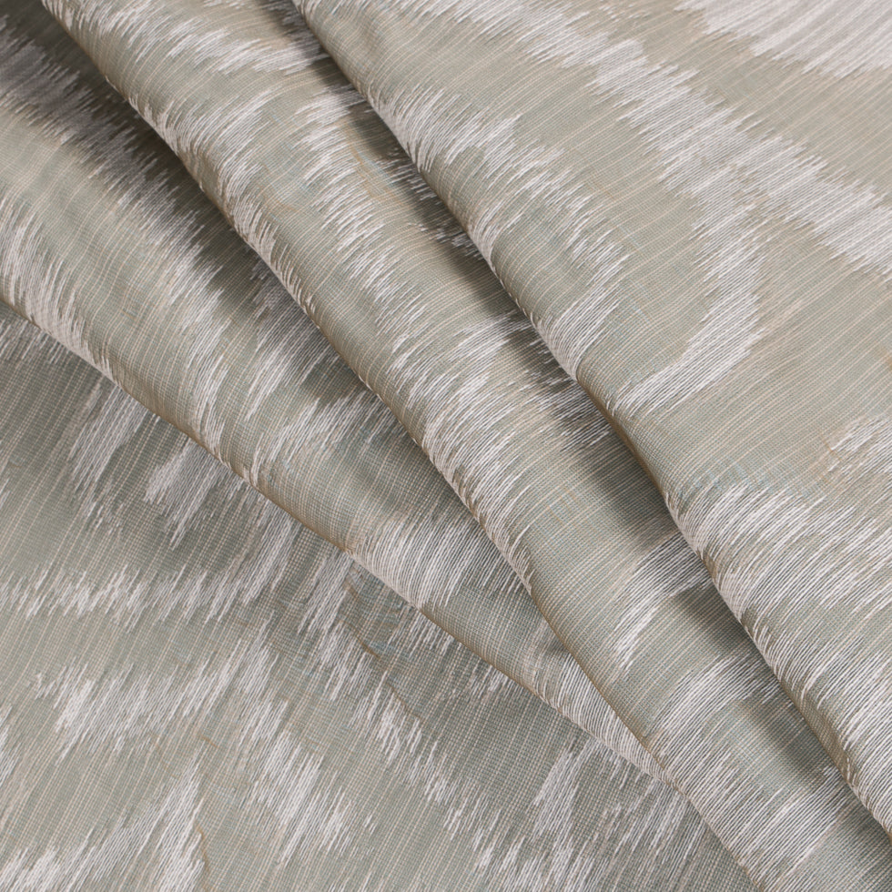 Spa Blue Damask Polyester Woven Folded