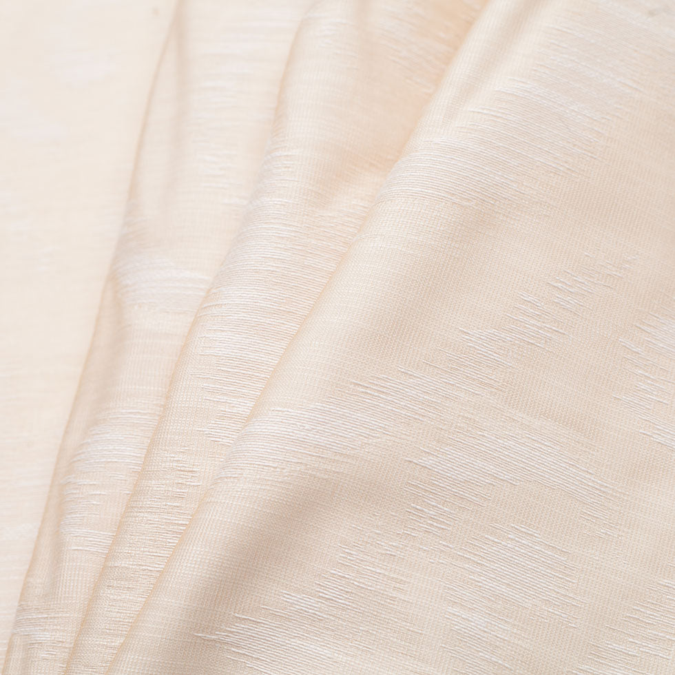 Turkish Ivory Damask Polyester Woven - Folded