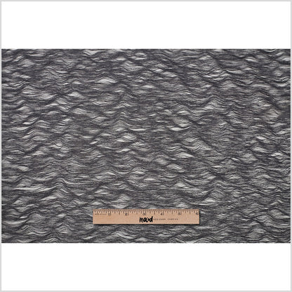 Turkish Black Novelty Polyester Sheer - Full