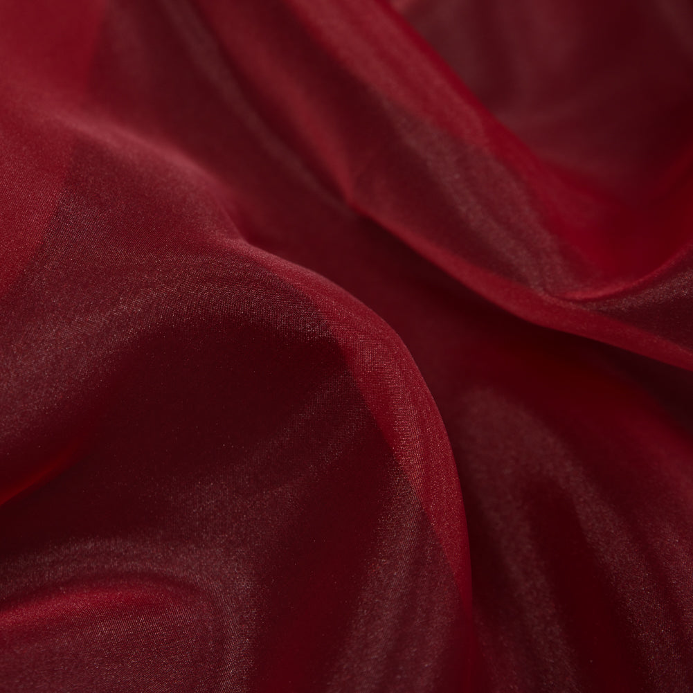 Red 2-Ply Polyester Organza - Full