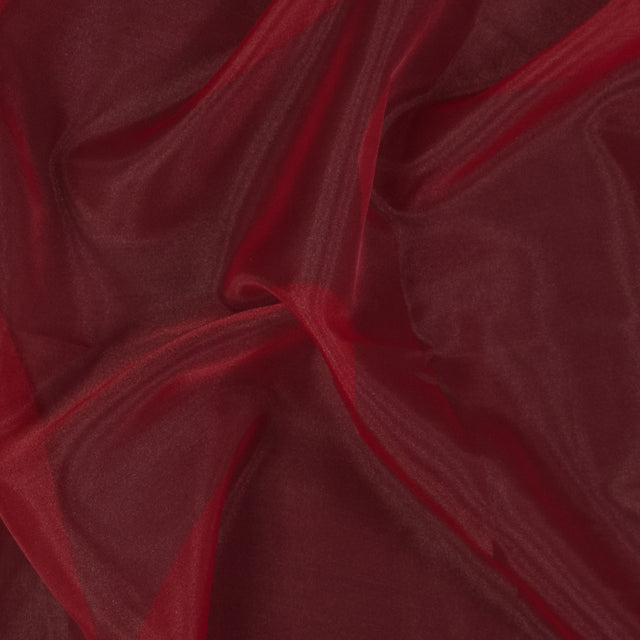 Red 2-Ply Polyester Organza