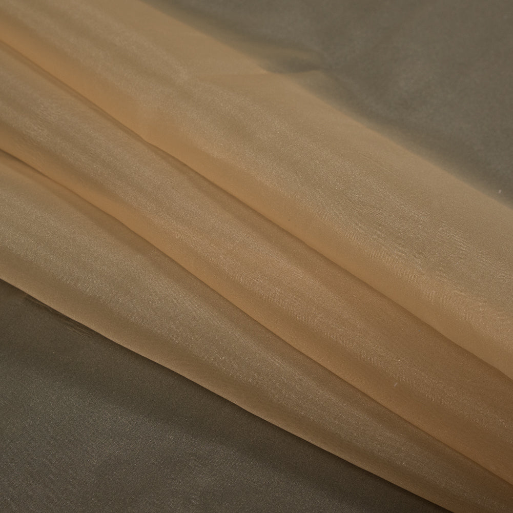 Antique Gold 2-Ply Polyester Organza - Detail