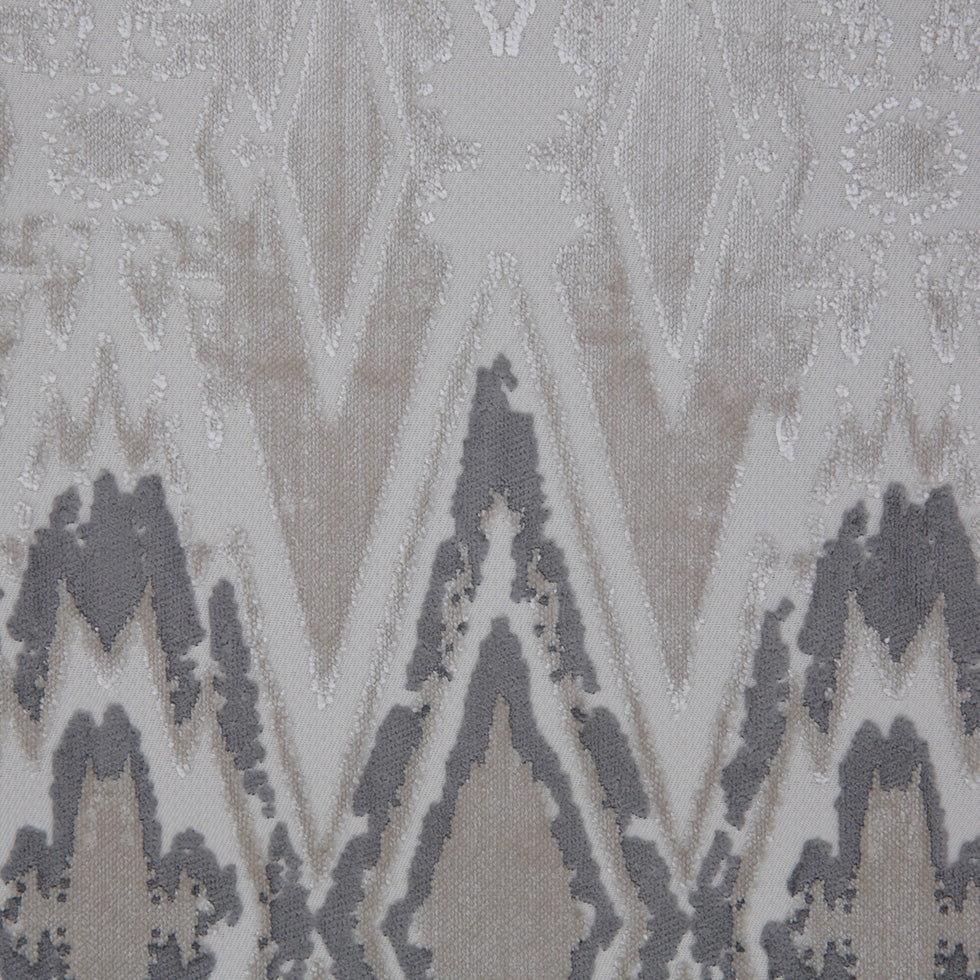 Pearl Laser Cut Geometric Velvet Detail