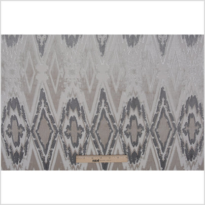 Pearl Laser Cut Geometric Velvet Full