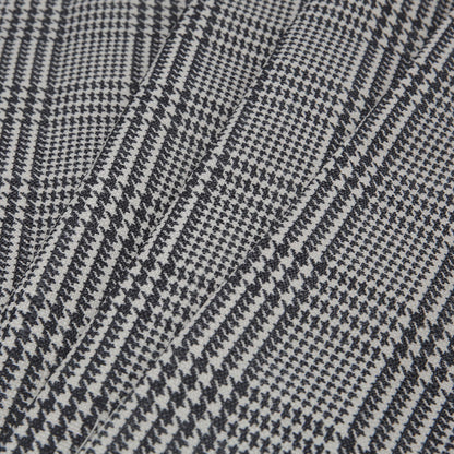 Spanish Charcoal Houndstooth Poly-Cotton Woven - Detail